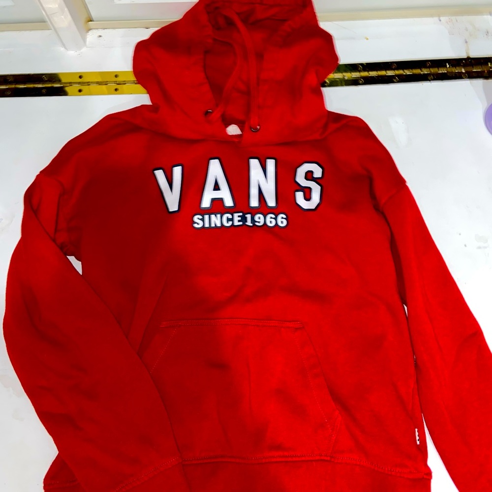 Red Vans Sweatshirt/ Hoodie